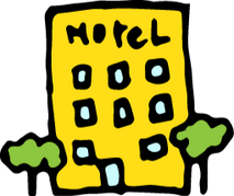 Hotel (with stop for wedding bus)